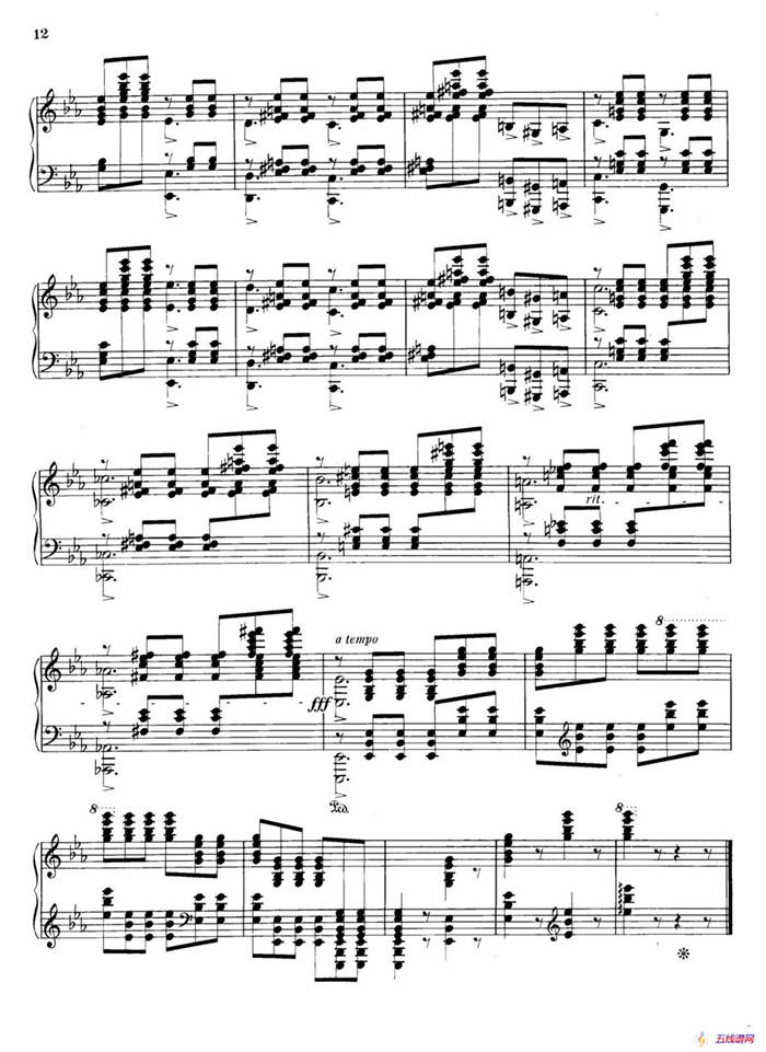 Four Rhapsodies Op.11（4首狂想曲·Ⅳ）