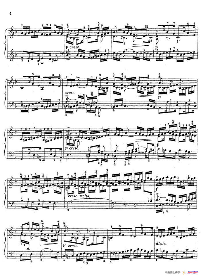 Six Fugues Op.17（6首赋格·Ⅱ）