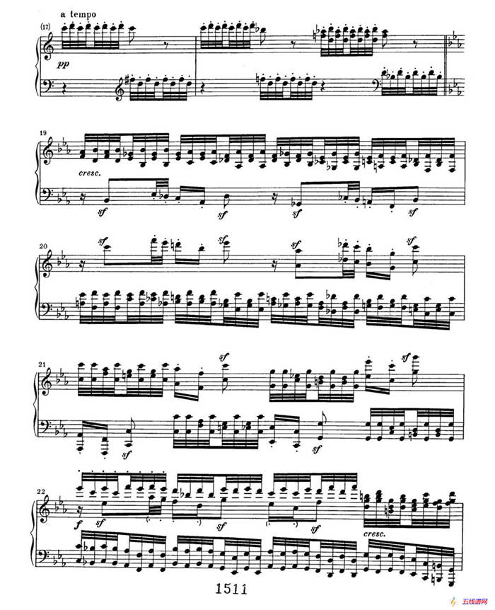 Choral Fantasia in c Minor Op.80（c小调合唱幻想曲·钢琴独奏版）