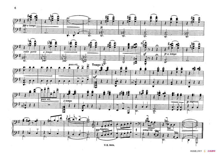 5 Waltzes Op.51-4 Hands（5首圆舞曲-四手联弹）
