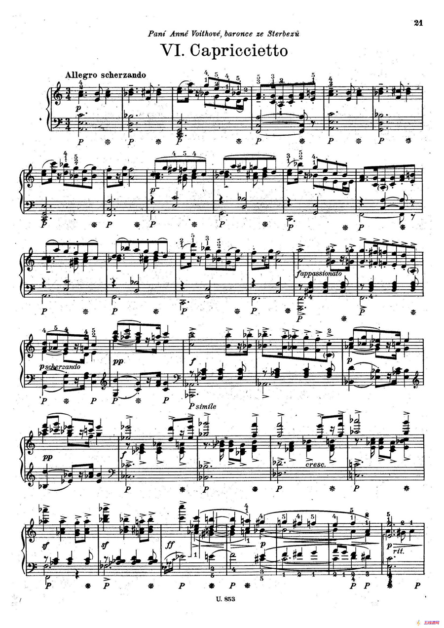 Six Piano Pieces Op.7（6首钢琴小品·Ⅵ）