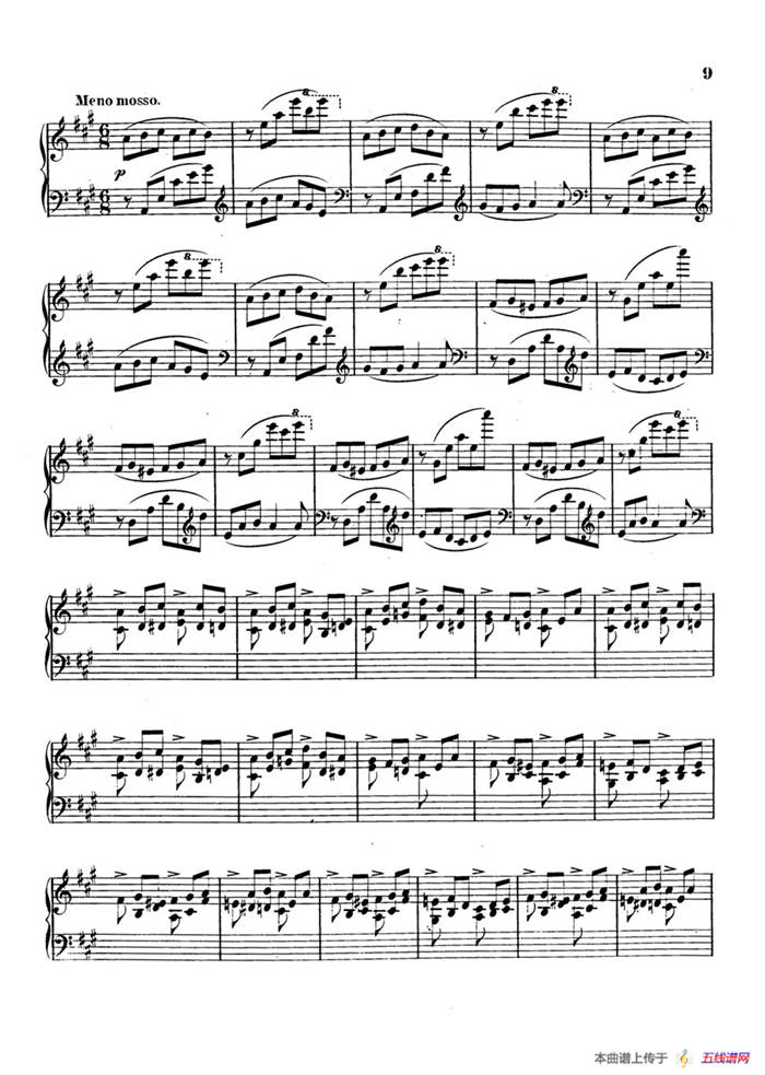 Variations on Yankee Doodle from Miscellenies Op.93（扬基嘟得主题变奏曲）