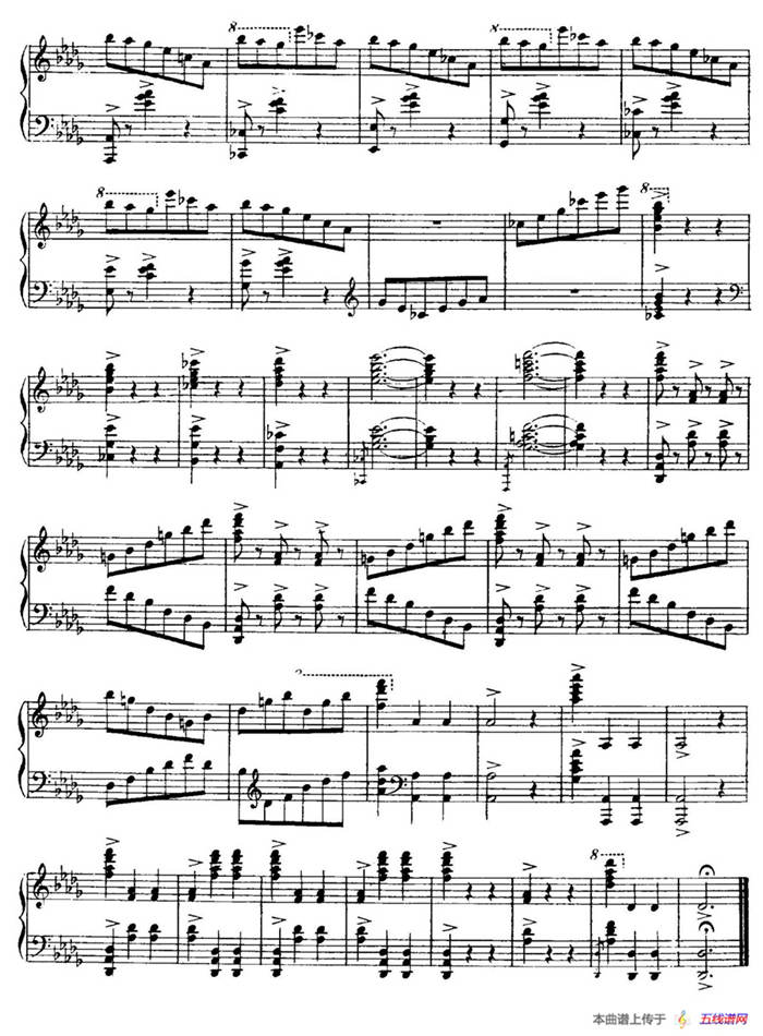 4 Valses Caprice（4首随想圆舞曲）（Op.38 No. 2 in D-flat）