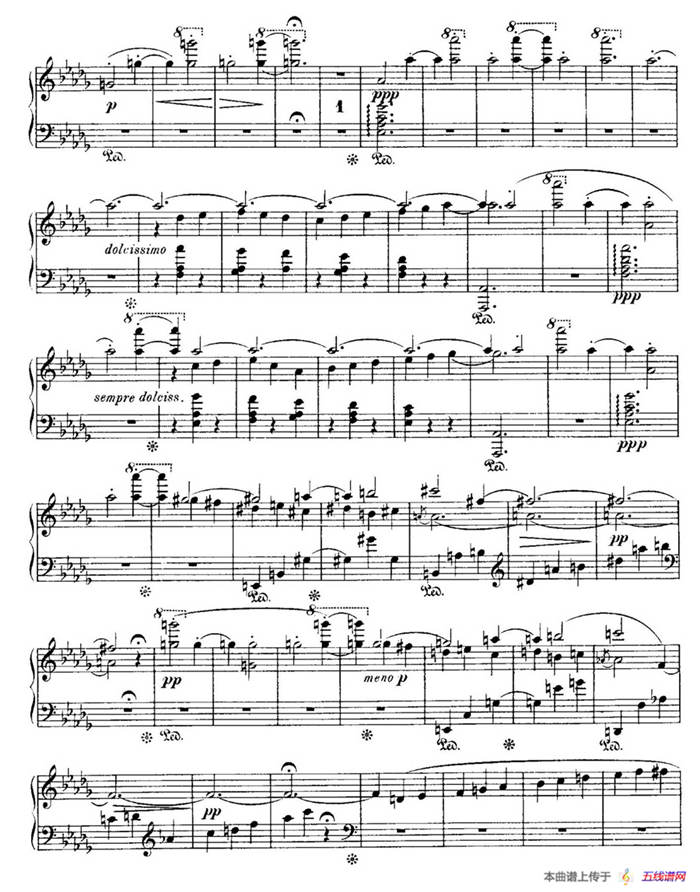 4 Valses Caprice（4首随想圆舞曲）（Op.59 No. 3 in G-flat ​）