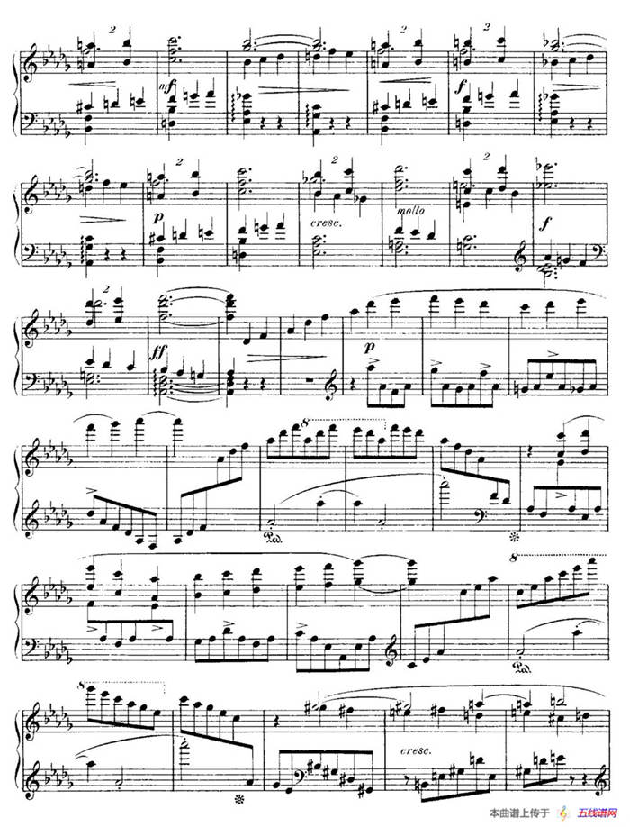 4 Valses Caprice（4首随想圆舞曲）（Op.59 No. 3 in G-flat ​）