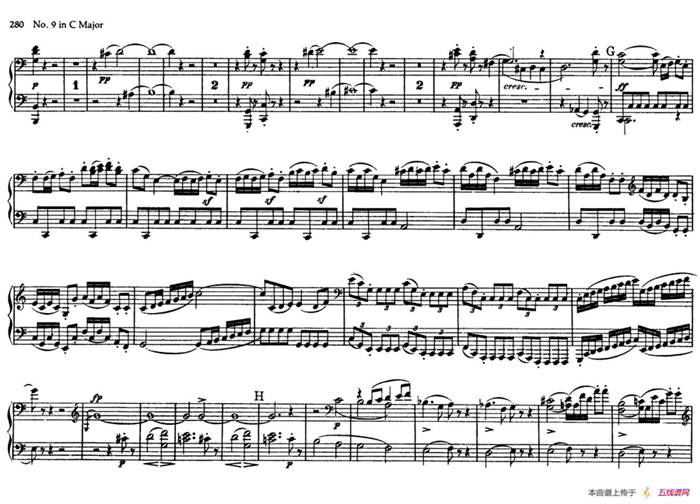 String Quartet No.9 in C Major Op.59-3 - 4 Hands（C大调第九弦乐四重奏·四手联弹）