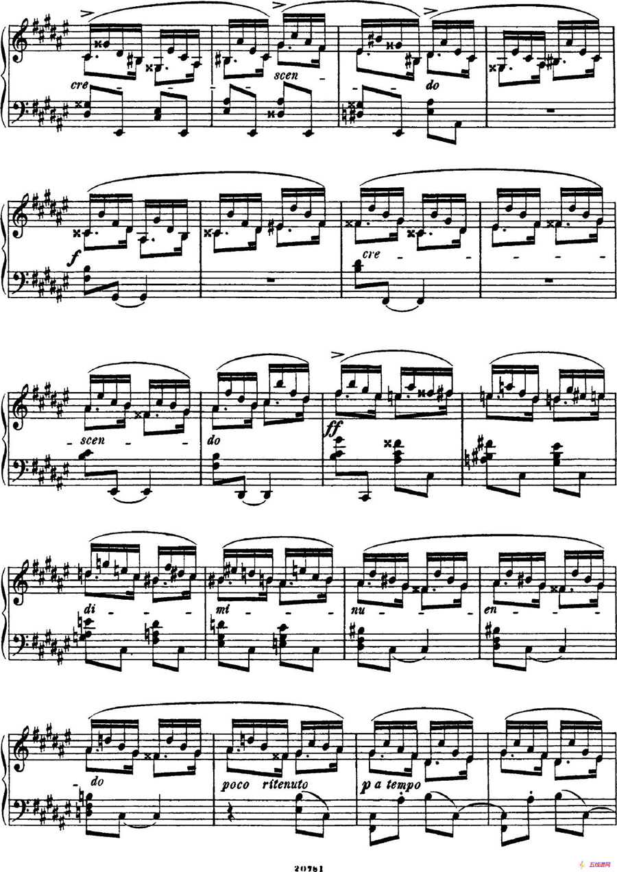 Quatre Etudes Op.41 Op.2（4首练习曲·2）