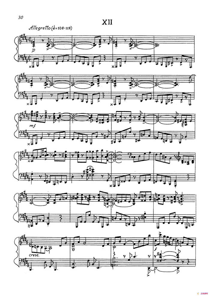24 Preludes Op.53（24首前奏曲·Ⅻ）