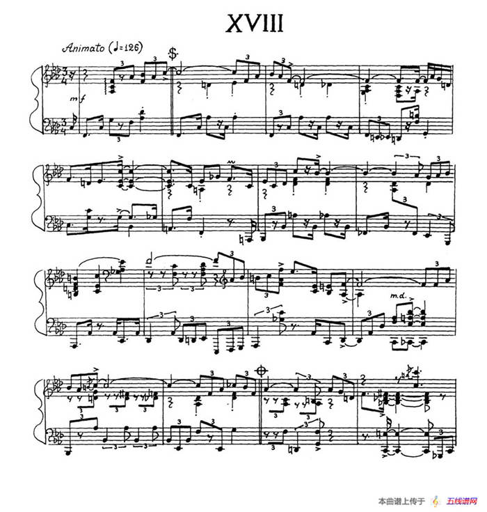 24 Preludes Op.53（24首前奏曲·XVIII）