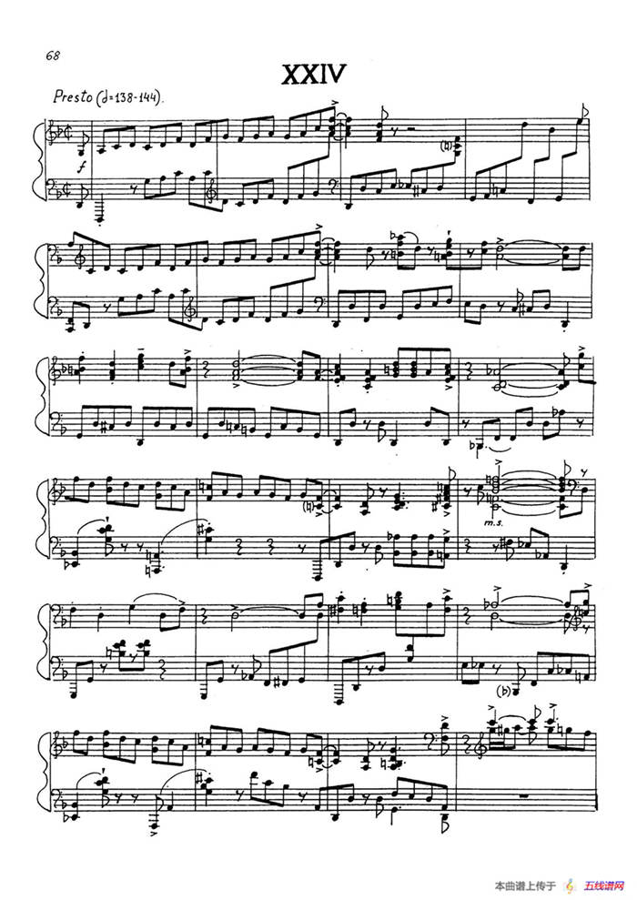 24 Preludes Op.53（24首前奏曲·XXⅣ）