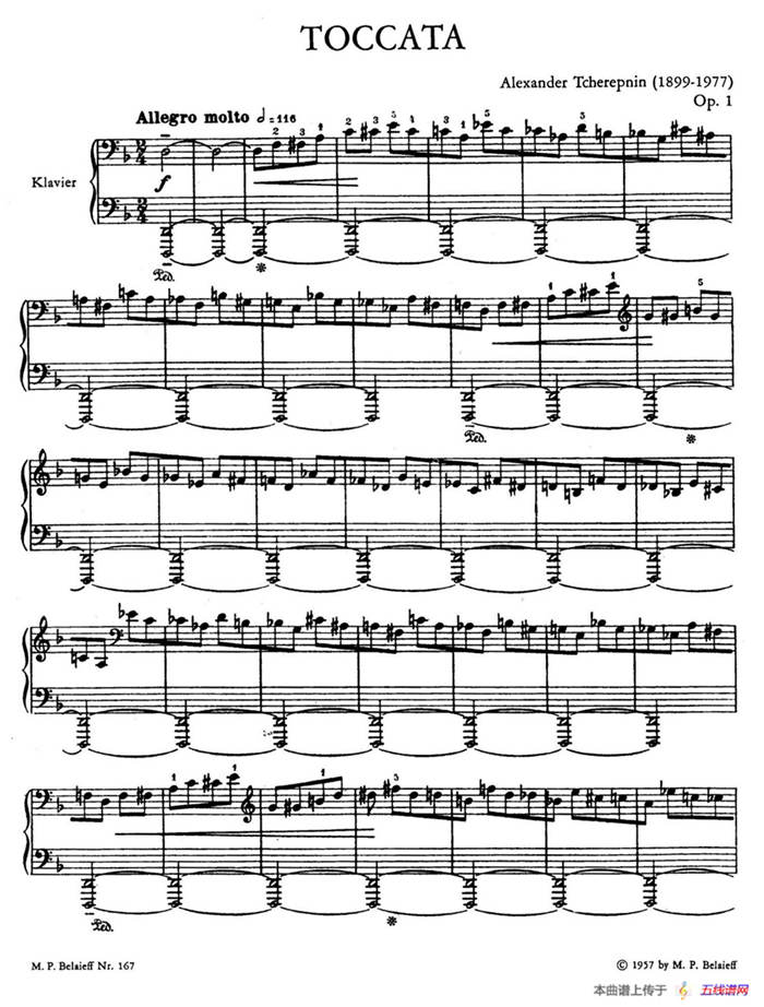 Toccata No.1 Op.1（第一托卡塔）