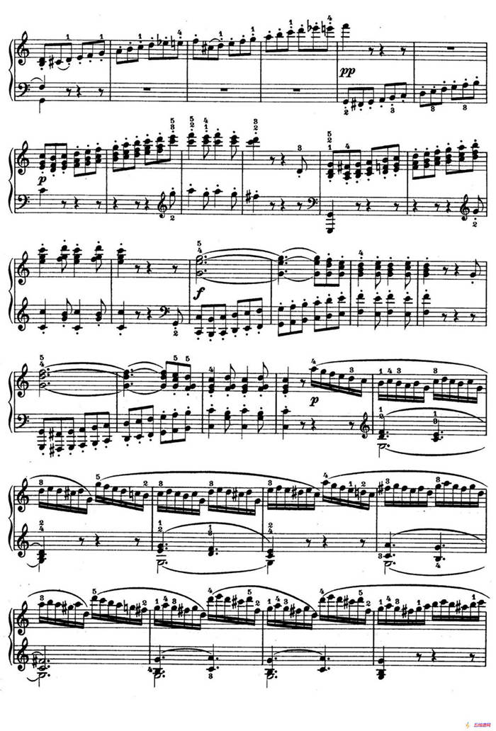 Piano Sonata in C Op.2 No.3（C大調第三鋼琴奏鳴曲）