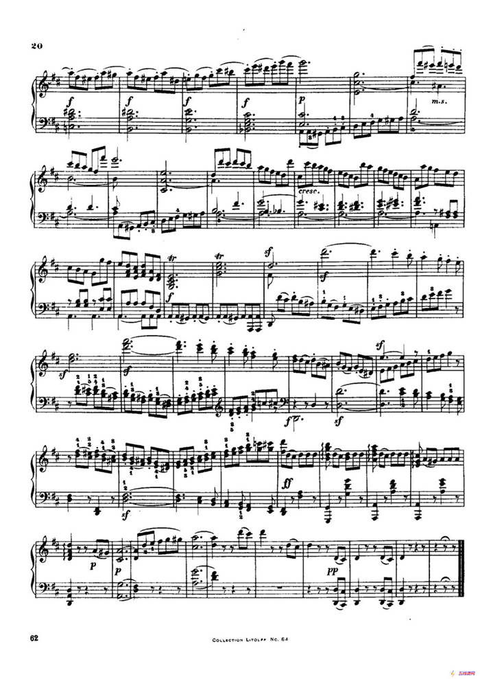 String Quartet No.3 in D Major Op.18-3（D大调第三弦乐四重奏·钢琴独奏版）