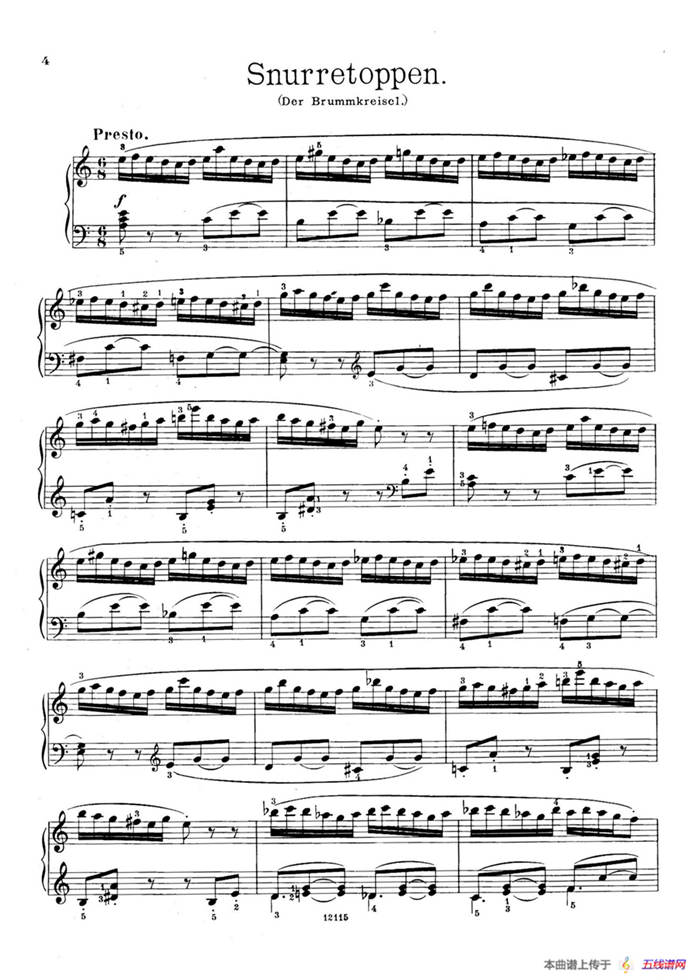 Six Humorous Bagatelles Op.11（6首幽默小品·2）