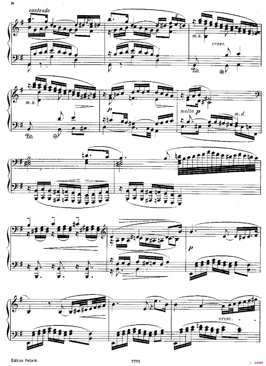 Suite in G Major Op.50（G大调组曲·Ⅱ）