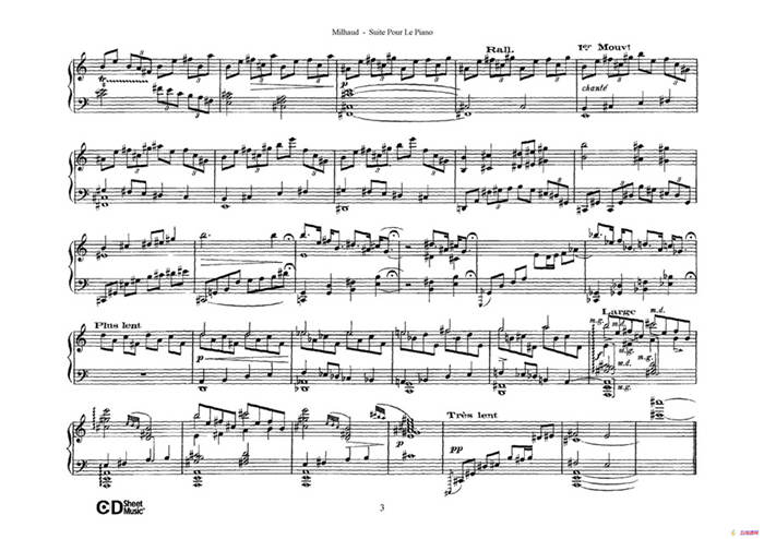 Suite Pour Le Piano Op.8（钢琴组曲·Ⅰ）