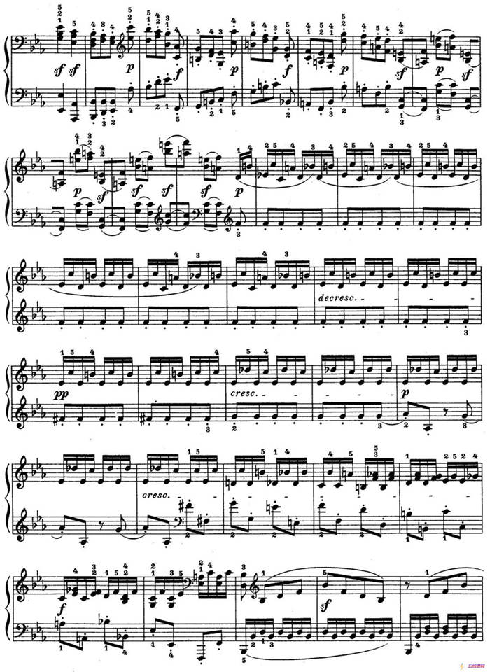 Piano Sonata in Es-dur Op. 27-1（降E大调第十三钢琴奏鸣曲）