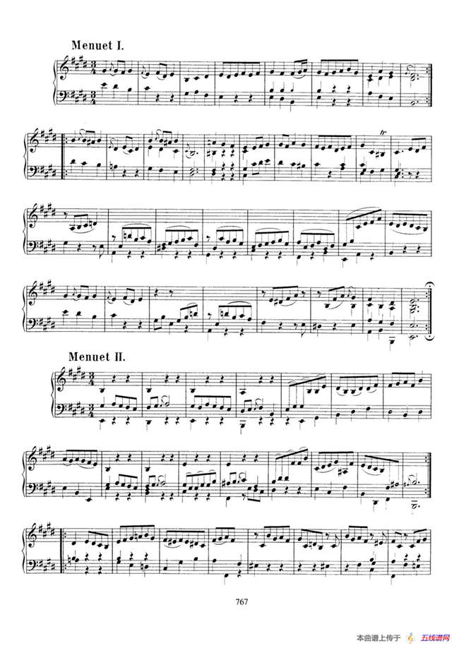 Partita in E Major BWV 1006a（E大调第三无伴奏小提琴组曲·钢琴独奏版）