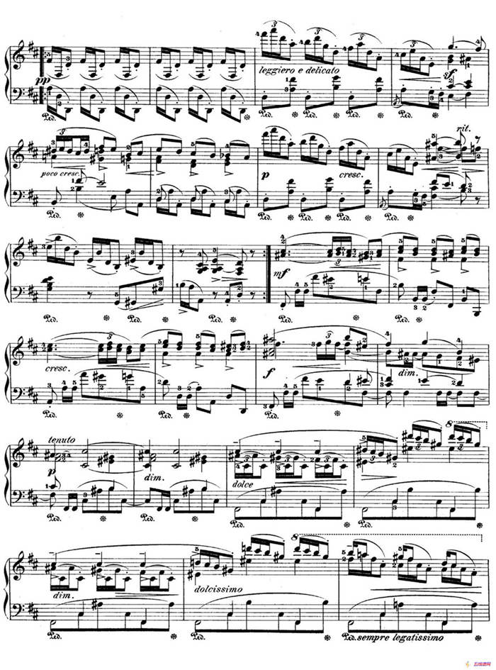 Trois Polonaises Op.71（3首波兰舞曲 No.1）