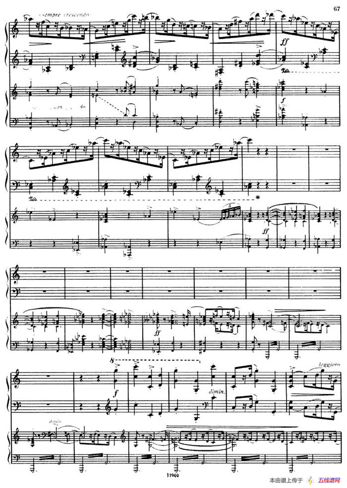 Piano Concerto No.2 in c Minor Op.50（c小调第二钢琴协奏曲·Ⅲ·双钢琴）