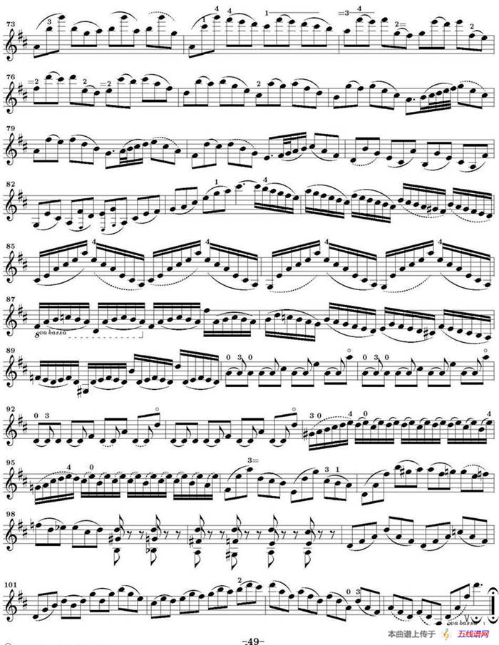 Six Suite Violincello Solo senza Basso（Suite VI）（6首无伴奏大提琴组曲·Ⅵ）