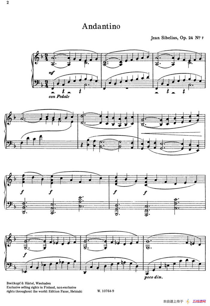 10 Pieces Op.24（10首钢琴小品 No.7）