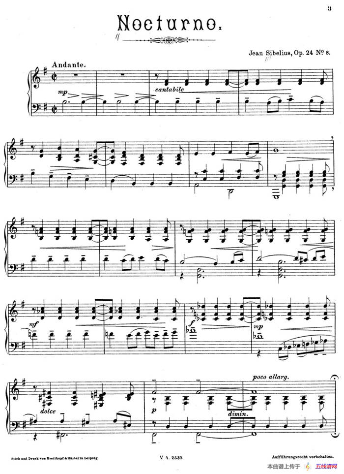 10 Pieces Op.24（10首钢琴小品 No.8）