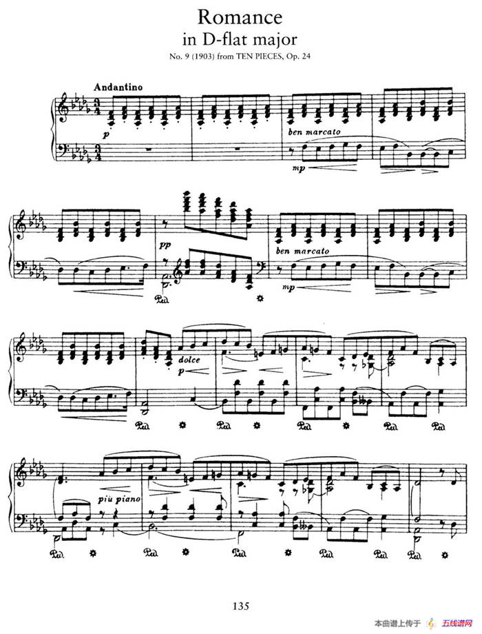 10 Pieces Op.24（10首钢琴小品 No.9）