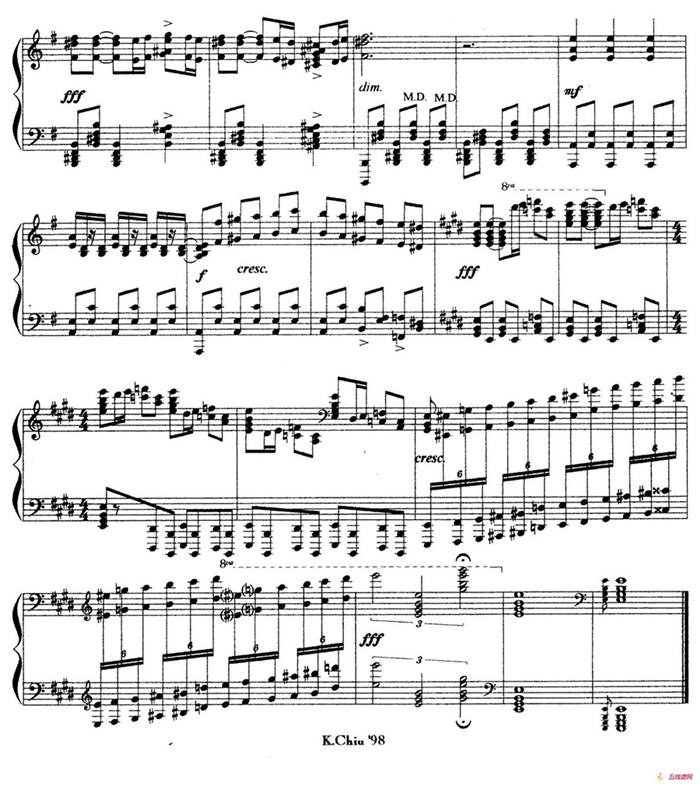 Carmen Variations 12 Pieces（12首卡门主题变奏曲·7—8）