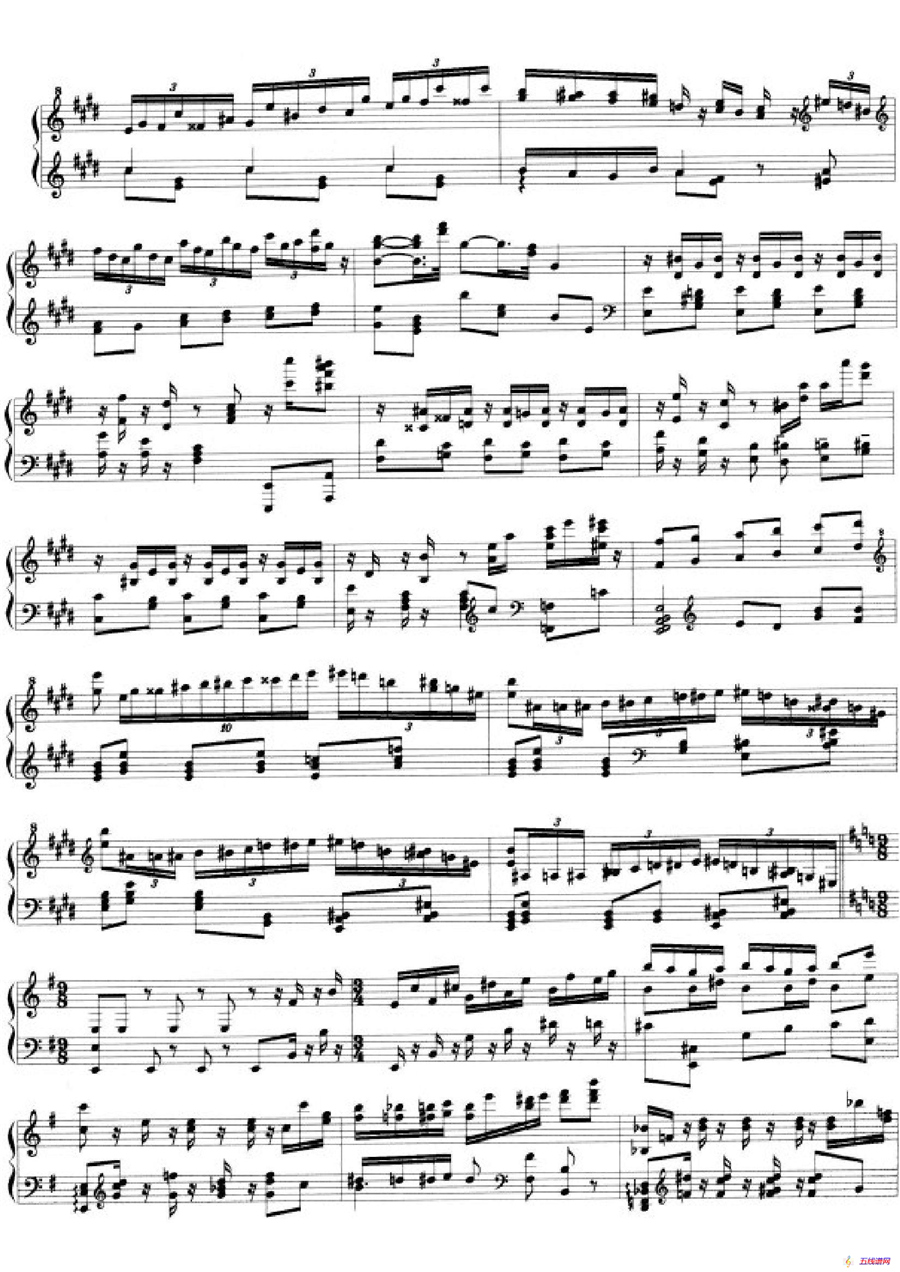 Carmen Variations 12 Pieces（12首卡门主题变奏曲·7—8）