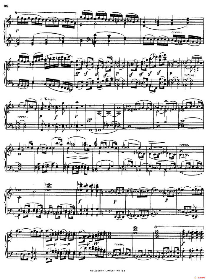 String Quartet No.15 in a Minor Op.132（a小调第十五弦乐四重奏·钢琴独奏版）