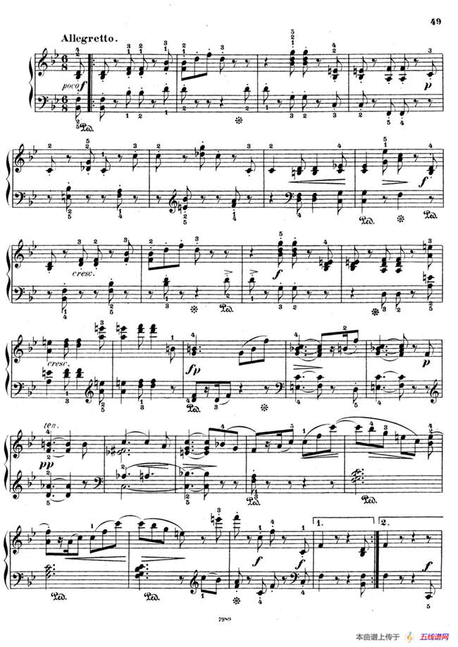 Five Sonatinas Op.70（5首钢琴小奏鸣曲·5）