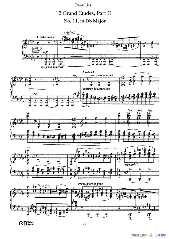 12 Grand Etudes S.137（12首华丽的练习曲·11）