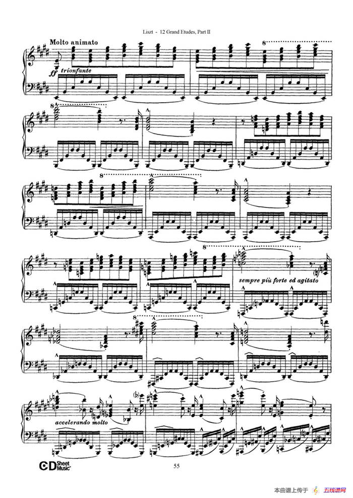 12 Grand Etudes S.137（12首华丽的练习曲·11）