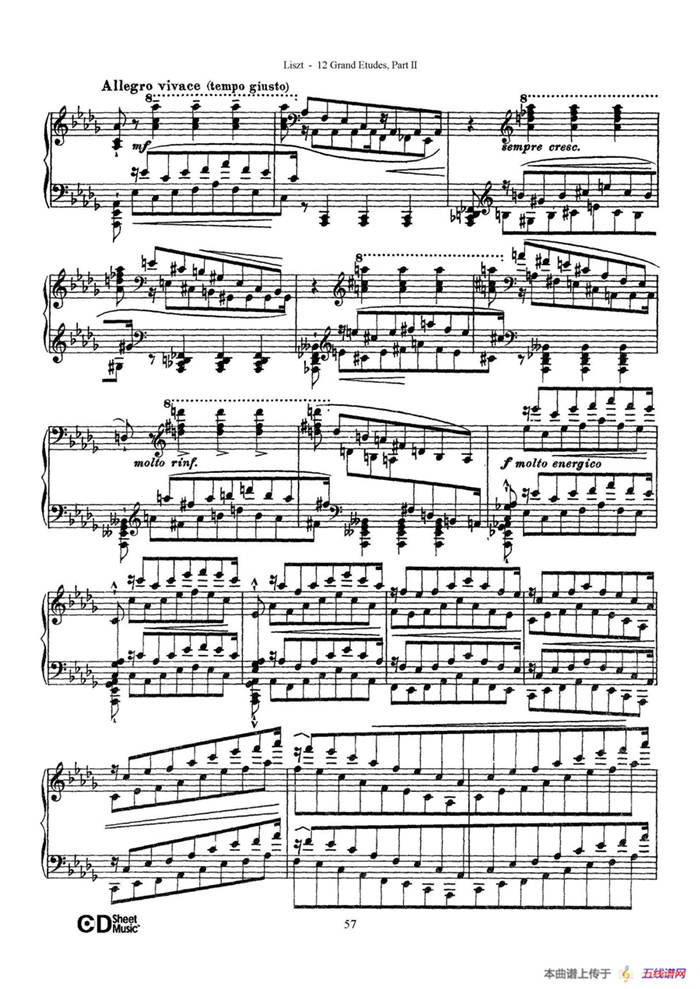 12 Grand Etudes S.137（12首华丽的练习曲·11）