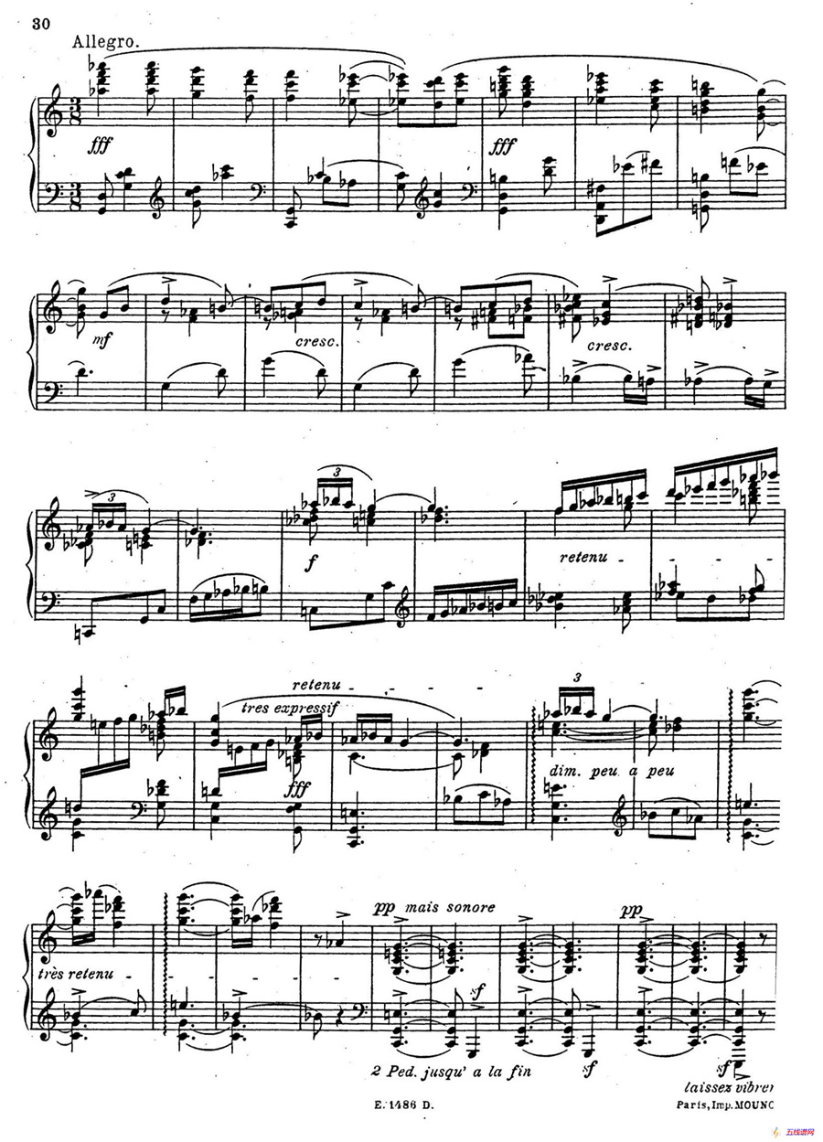 Sonate Romantique Op.3（浪漫奏鸣曲·Ⅲ）