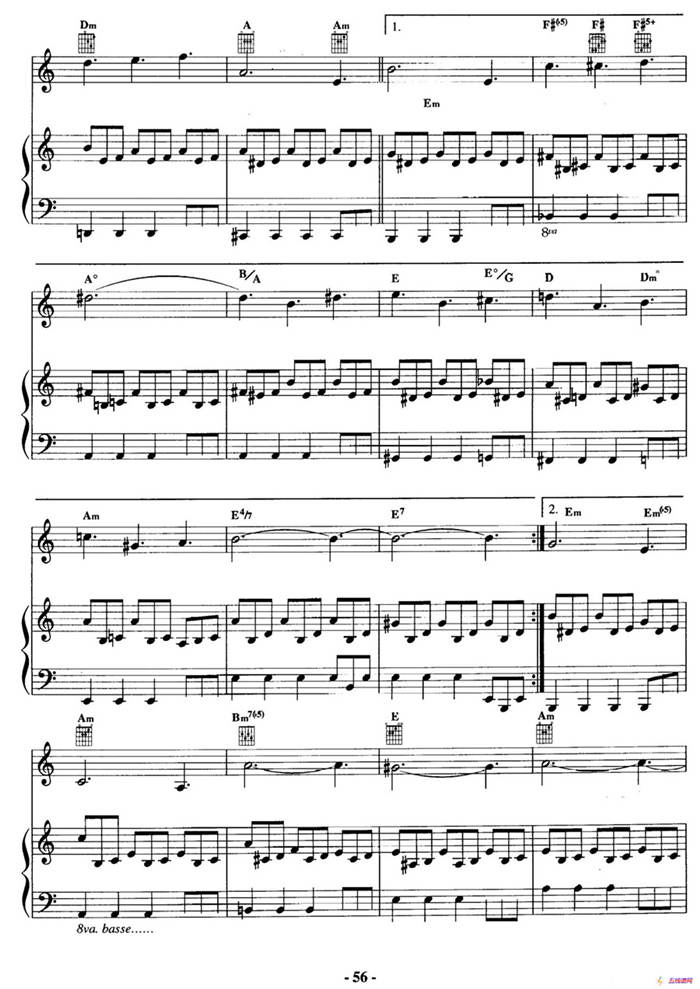 电影配乐大师莫瑞康最佳20首钢琴谱（Best of Ennio Morricone·16）