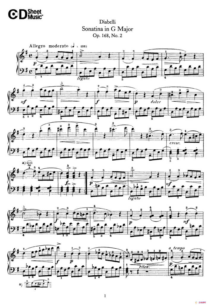 7 Piano Sonatinas Op.168（7首钢琴小奏鸣曲 No.2）