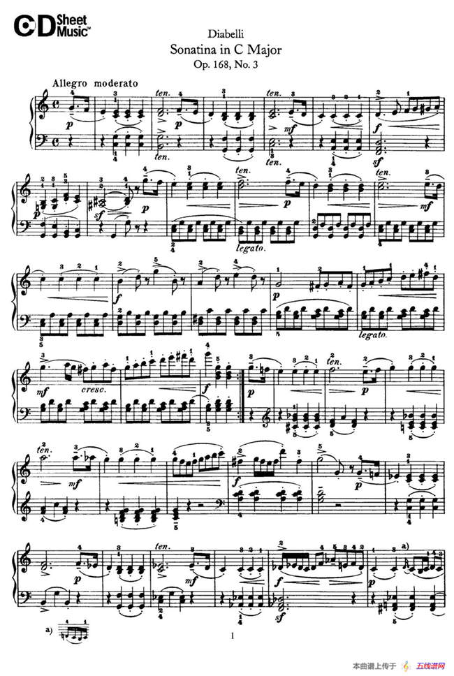 7 Piano Sonatinas Op.168（7首钢琴小奏鸣曲 No.3）