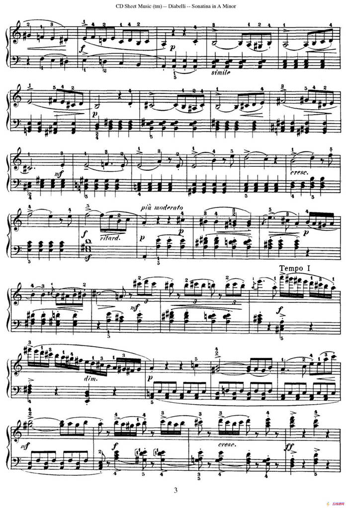 7 Piano Sonatinas Op.168（7首钢琴小奏鸣曲 No.7）
