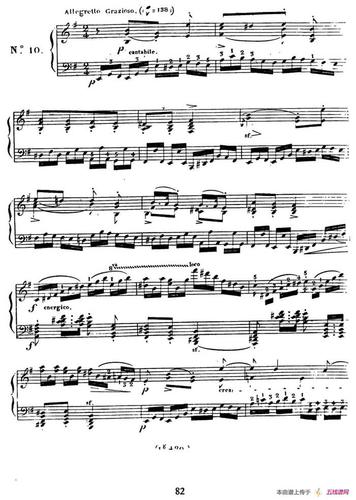 24 Exercices et Preludes Op.21（24首前奏练习曲·10）
