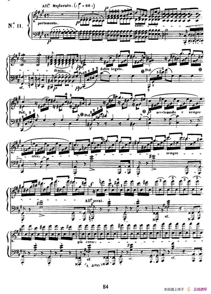 24 Exercices et Preludes Op.21（24首前奏练习曲·11）