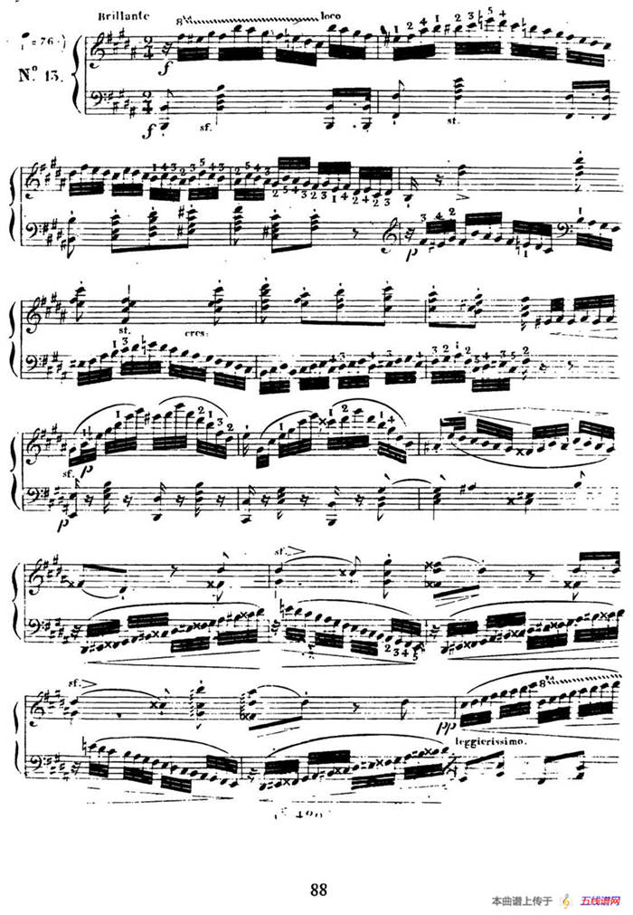 24 Exercices et Preludes Op.21（24首前奏练习曲·13）