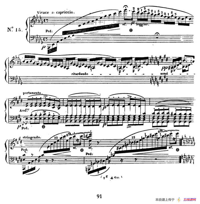 24 Exercices et Preludes Op.21（24首前奏练习曲·15）