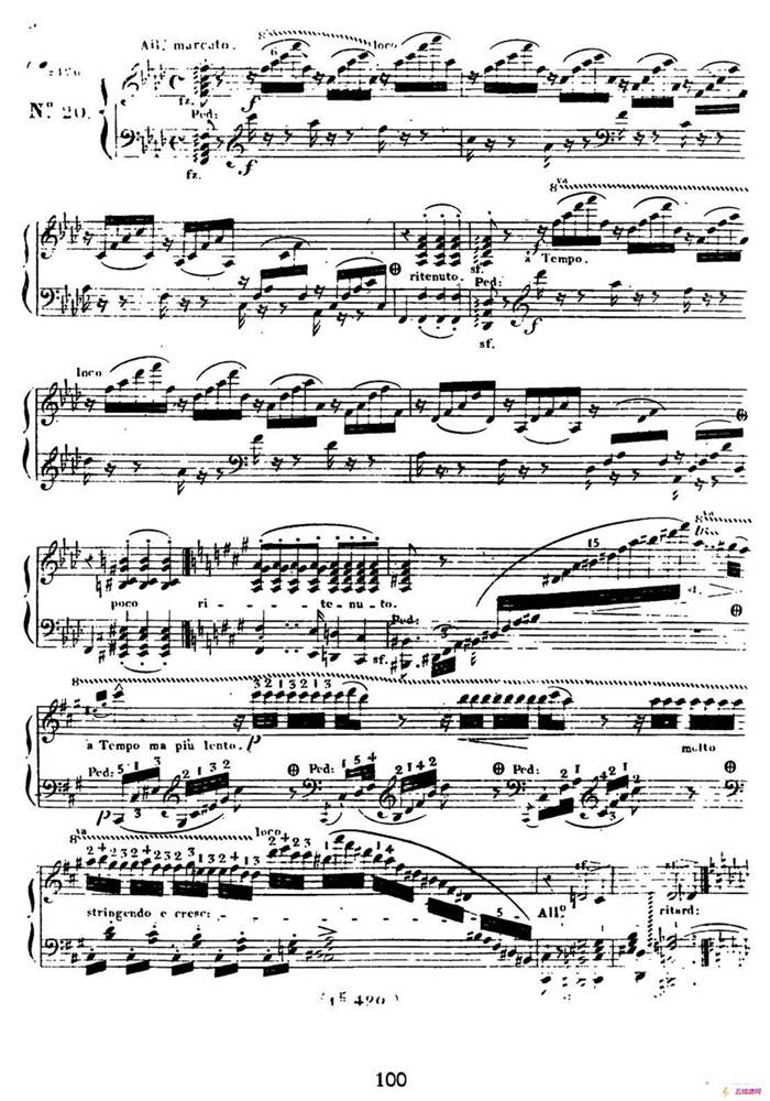 24 Exercices et Preludes Op.21（24首前奏练习曲·20）