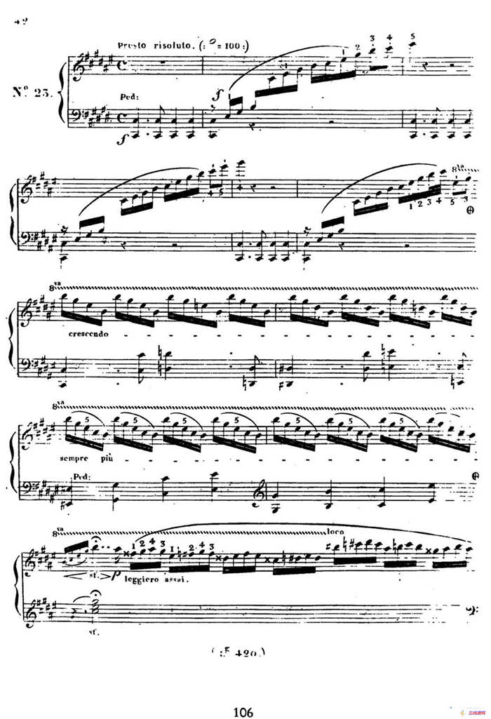24 Exercices et Preludes Op.21（24首前奏练习曲·23）