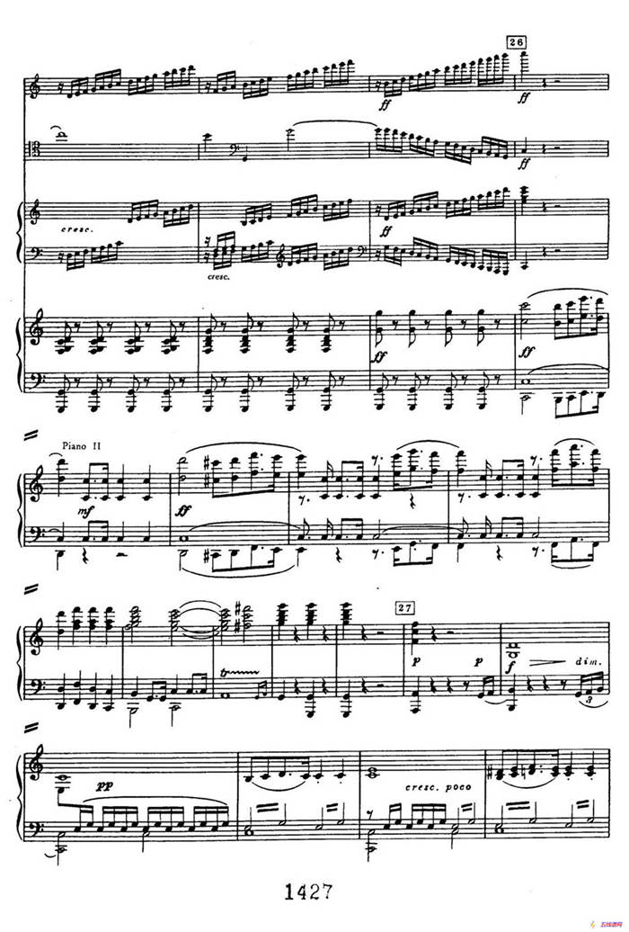 Triple Concerto in C Major Op.56（C大调三重协奏曲·双钢琴·Ⅰ）