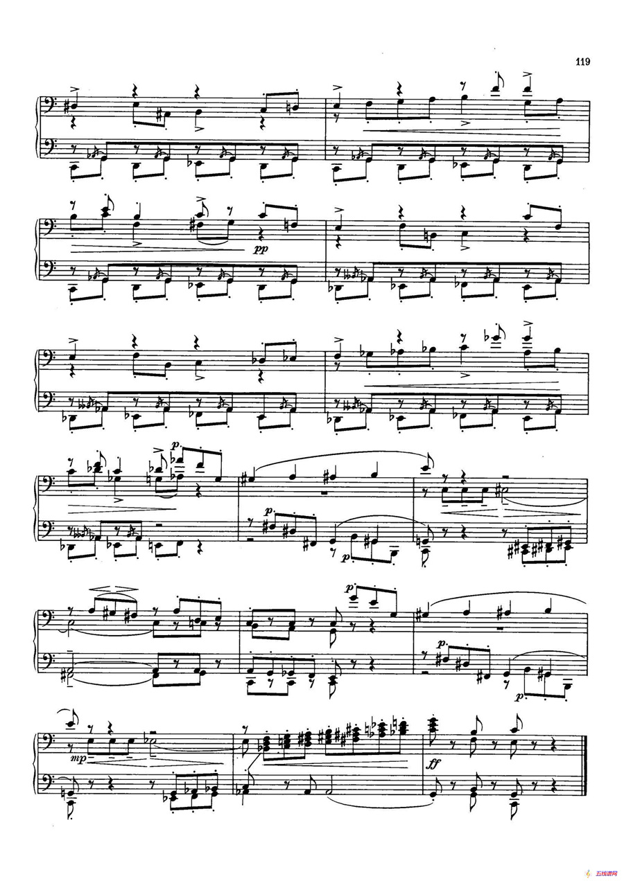 Prokofiev - Ten Pieces Op.12（普罗科菲耶夫-10首小品·9）