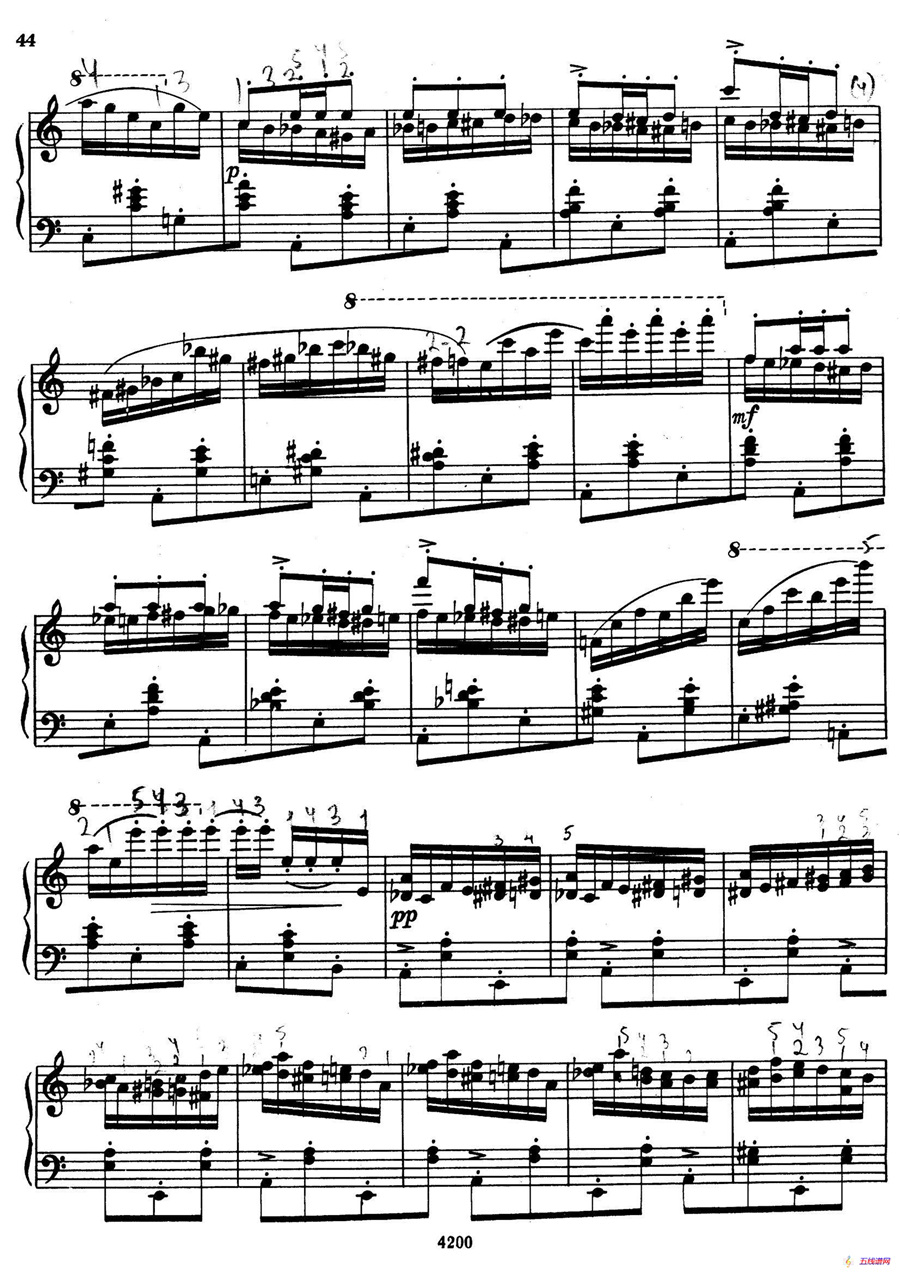 Prokofiev - Ten Pieces Op.12（普罗科菲耶夫-10首小品·10）