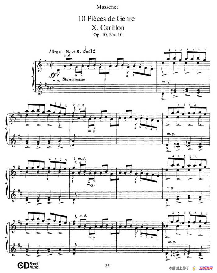 Dix Pièces de Genre Op.10（10首个性小品·Ⅹ）